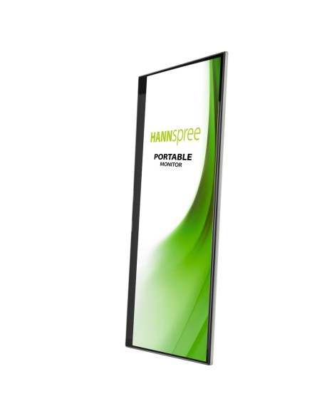 Hannspree HT161CGB Monitor PC 39,6 cm (15.6") 1920 x 1080 Pixel Full HD LED Touch screen Nero, Argento