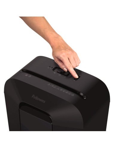 Fellowes Powershred LX45 distruggi documenti Triturazione incrociata Nero