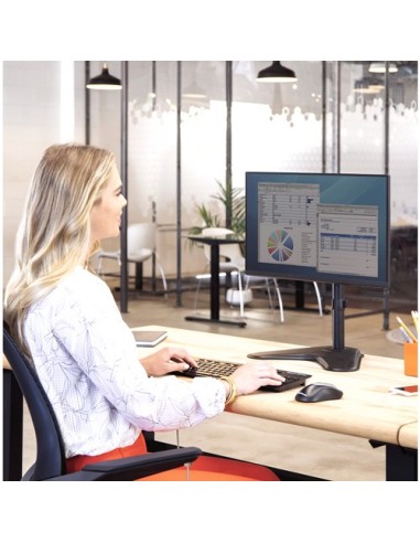 Fellowes 8049601 supporto da tavolo per Tv a schermo piatto 81,3 cm (32") Libera installazione Nero