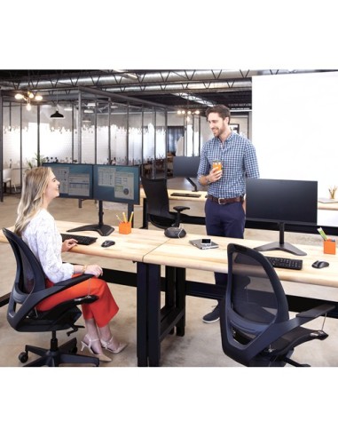 Fellowes 8049601 supporto da tavolo per Tv a schermo piatto 81,3 cm (32") Libera installazione Nero