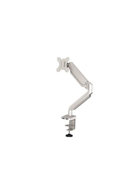 Fellowes 8056401 supporto da tavolo per Tv a schermo piatto 81,3 cm (32") Morsa Bullone di ancoraggio Argento