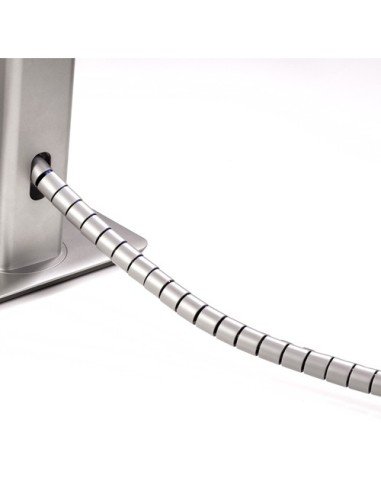Fellowes CableZip Pavimento Tubo flessibile per cavo Argento 1 pz