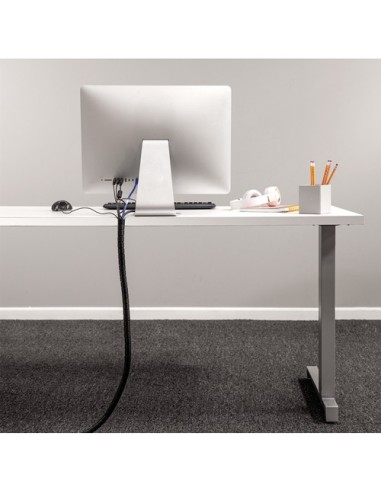 Fellowes CableZip Scrivania Guaina intrecciata per cavi Nero 1 pz