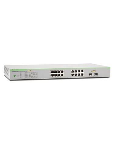 Allied Telesis AT-GS950 16PS-50 Gigabit Ethernet (10 100 1000) Supporto Power over Ethernet (PoE) Grigio