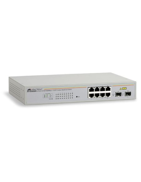 Allied Telesis 8 port Gigabit WebSmart Switch Gestito 1U