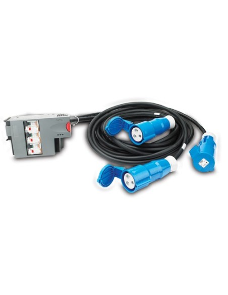 APC PDM2332IEC-3P30R-1 unità di distribuzione dell'energia (PDU) Nero, Blu