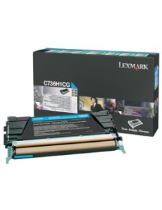 Lexmark C736H1CG cartuccia toner 1 pz Originale Ciano