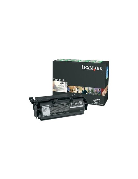 Lexmark X651A11E cartuccia toner 1 pz Originale Nero