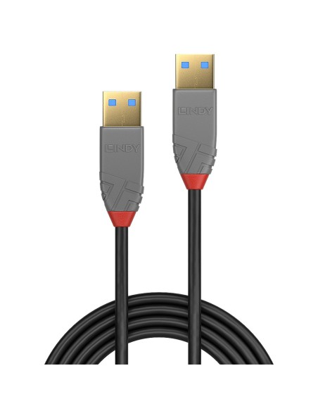 Lindy 36754 cavo USB 5 m USB 3.2 Gen 1 (3.1 Gen 1) USB A Nero, Grigio