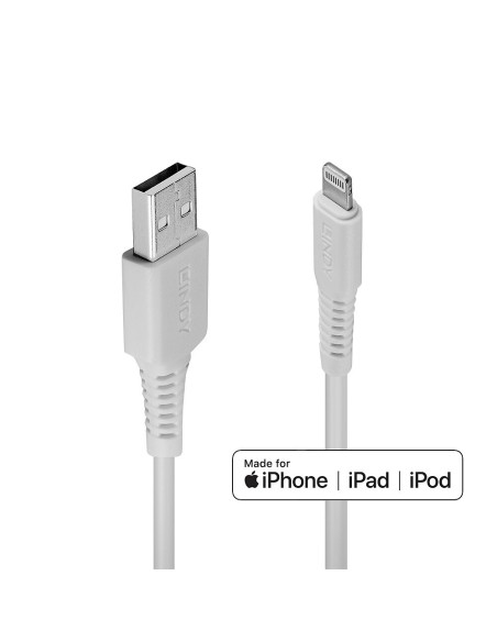 Lindy 31326 cavo USB 1 m USB 2.0 USB A Bianco