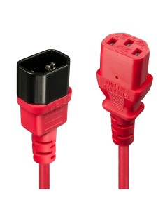 Lindy 30478 cavo di alimentazione Rosso 2 m Accoppiatore C14 Accoppiatore C13