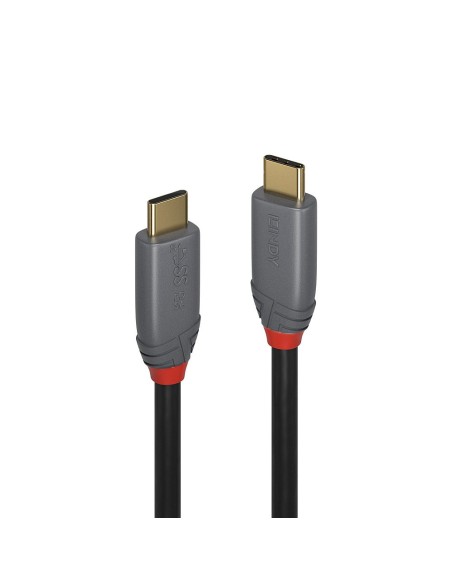 Lindy 36901 cavo USB 1 m USB C Nero, Grigio