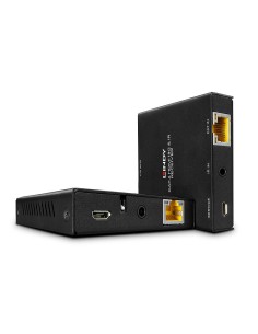 Lindy 38205 moltiplicatore AV Trasmettitore e ricevitore AV Nero