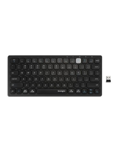 Kensington K75502PN tastiera Bluetooth QWERTY Nordic Nero