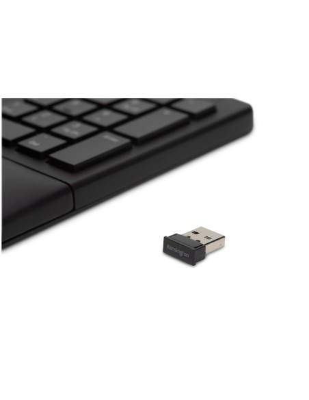 Kensington Pro Fit Ergo tastiera Mouse incluso RF senza fili + Bluetooth QWERTY Inglese UK Nero