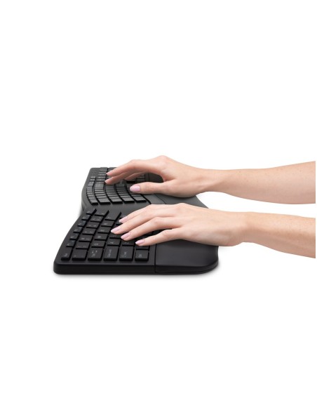 Kensington Pro Fit Ergo tastiera Mouse incluso RF senza fili + Bluetooth QWERTY Inglese UK Nero