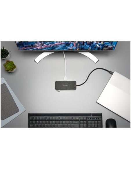 Kensington Docking Station SD1650P USB-C 4K singola, portatile, con alimentazione pass through 100 W