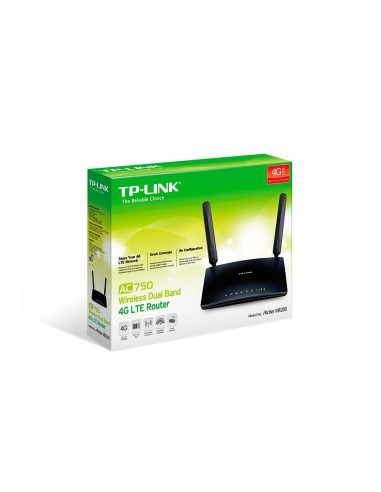 TP-Link Archer MR200 router wireless Fast Ethernet Dual-band (2.4 GHz 5 GHz) 4G Nero