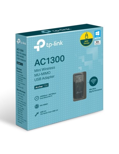 TP-Link AC1300 Mini Wireless MU-MIMO USB Adapter WLAN 867 Mbit s