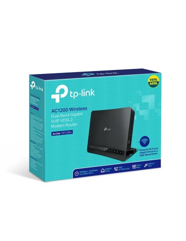 TP-Link VR1200v router cablato Nero