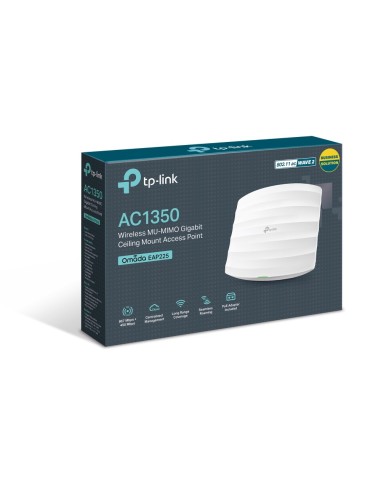 TP-Link EAP225 router wireless Gigabit Ethernet Dual-band (2.4 GHz 5 GHz) 4G Bianco