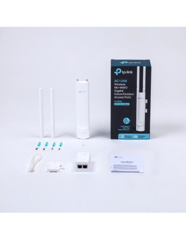 TP-Link EAP225-Outdoor 1200 Mbit s Bianco Supporto Power over Ethernet (PoE)