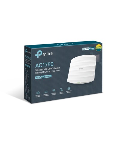 TP-Link EAP245 punto accesso WLAN 1300 Mbit s Bianco Supporto Power over Ethernet (PoE)