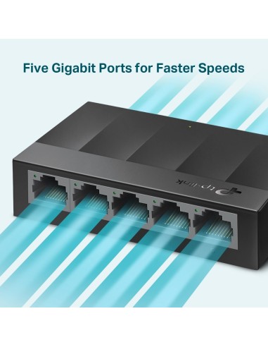 TP-Link LS1005G switch di rete Non gestito Gigabit Ethernet (10 100 1000) Nero