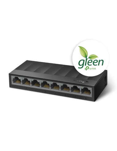 TP-Link LS1008G switch di rete Non gestito Gigabit Ethernet (10 100 1000) Nero