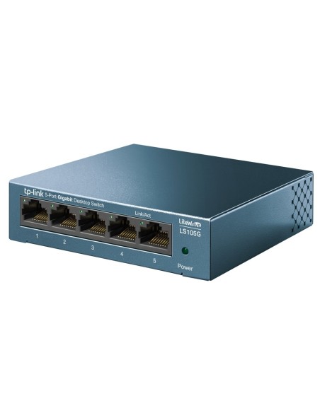 TP-Link LS105G Non gestito Gigabit Ethernet (10 100 1000) Blu