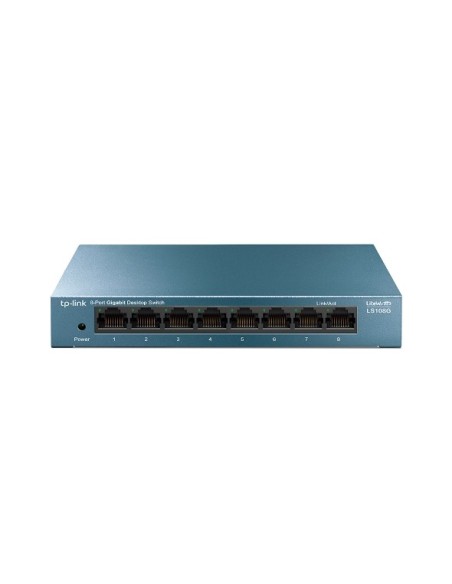 TP-Link LS108G switch di rete Non gestito Gigabit Ethernet (10 100 1000) Blu