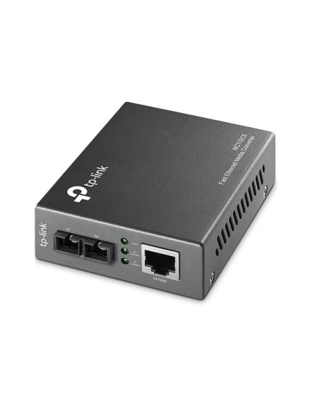 TP-Link MC110CS convertitore multimediale di rete 100 Mbit s 1310 nm Modalità singola Nero
