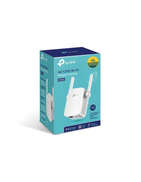 TP-Link RE305 moltiplicatore di rete Trasmettitore di rete Bianco 10, 100 Mbit s