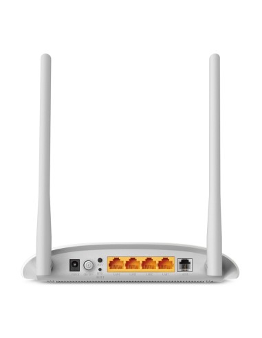 TP-Link TD-W8961N router wireless Fast Ethernet Banda singola (2.4 GHz) 4G Grigio, Bianco