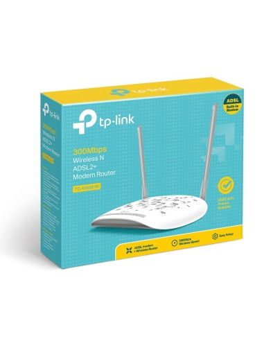 TP-Link TD-W8961N router wireless Fast Ethernet Banda singola (2.4 GHz) 4G Grigio, Bianco