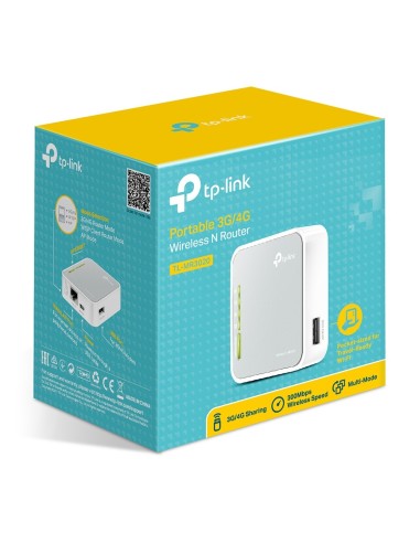TP-Link TL-MR3020 router wireless Fast Ethernet Banda singola (2.4 GHz) 3G