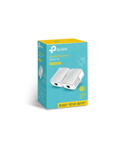 TP-Link TL-PA4010KIT 600 Mbit s Collegamento ethernet LAN Bianco 2 pz