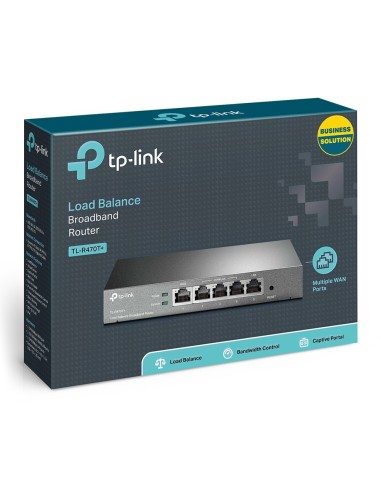 TP-Link TL-R470T+ router cablato Fast Ethernet Nero