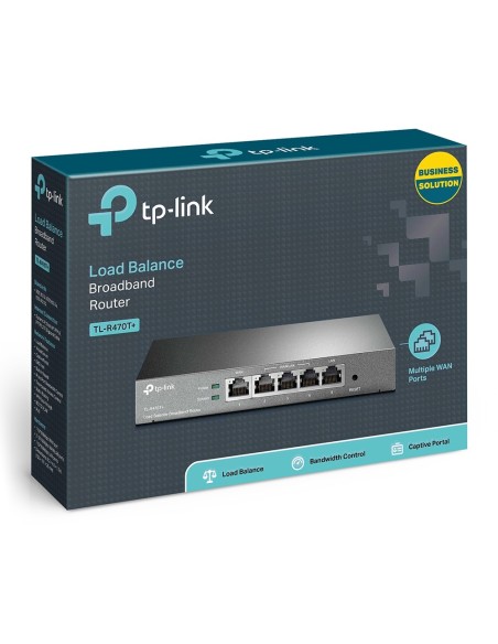 TP-Link TL-R470T+ router cablato Fast Ethernet Nero