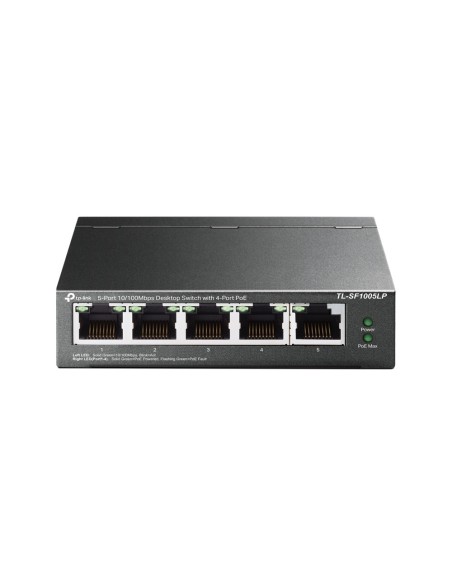 TP-Link TL-SF1005LP switch di rete Non gestito Fast Ethernet (10 100) Supporto Power over Ethernet (PoE) Nero