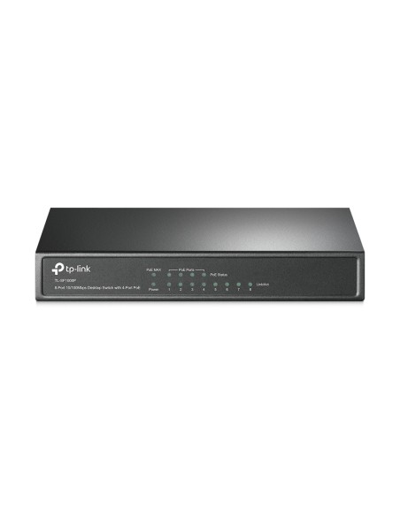 TP-Link TL-SF1008P switch di rete Non gestito Fast Ethernet (10 100) Supporto Power over Ethernet (PoE) Oliva