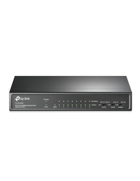 TP-Link TL-SF1009P switch di rete Non gestito Fast Ethernet (10 100) Supporto Power over Ethernet (PoE) Nero