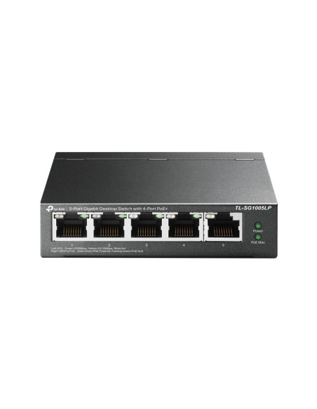 TP-Link TL-SG1005LP switch di rete Non gestito Gigabit Ethernet (10 100 1000) Supporto Power over Ethernet (PoE) Nero