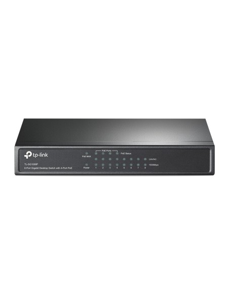 TP-Link TL-SG1008P switch di rete Non gestito Gigabit Ethernet (10 100 1000) Supporto Power over Ethernet (PoE) Nocciola