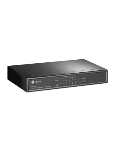 TP-Link TL-SG1008P switch di rete Non gestito Gigabit Ethernet (10 100 1000) Supporto Power over Ethernet (PoE) Nocciola