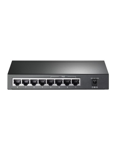 TP-Link TL-SG1008P switch di rete Non gestito Gigabit Ethernet (10 100 1000) Supporto Power over Ethernet (PoE) Nocciola