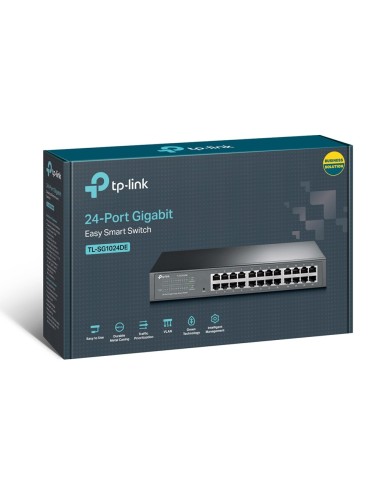 TP-Link TL-SG1024DE switch di rete Gestito L2 Gigabit Ethernet (10 100 1000) Nero