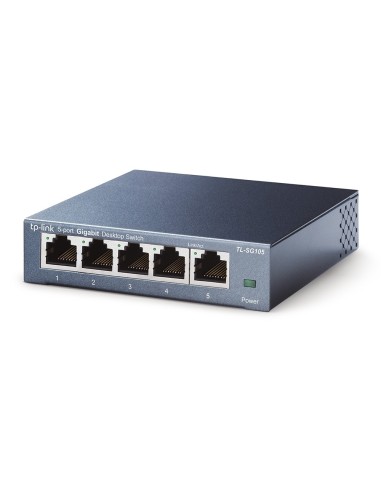 TP-Link TL-SG105 switch di rete Non gestito L2 Gigabit Ethernet (10 100 1000) Nero