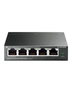 TP-Link TL-SG105PE switch di rete Gestito L2 Gigabit Ethernet (10 100 1000) Supporto Power over Ethernet (PoE) Nero