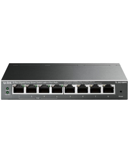 TP-Link TL-SG108PE switch di rete Non gestito L2 Gigabit Ethernet (10 100 1000) Supporto Power over Ethernet (PoE) Nero